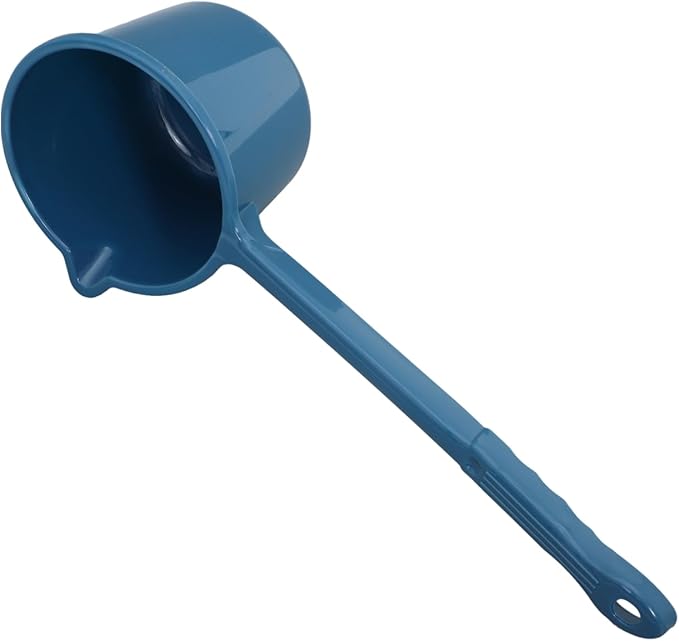 Long Handle Water Scoop Heavy Duty Plastic Ladle for Shower Kitchen Use