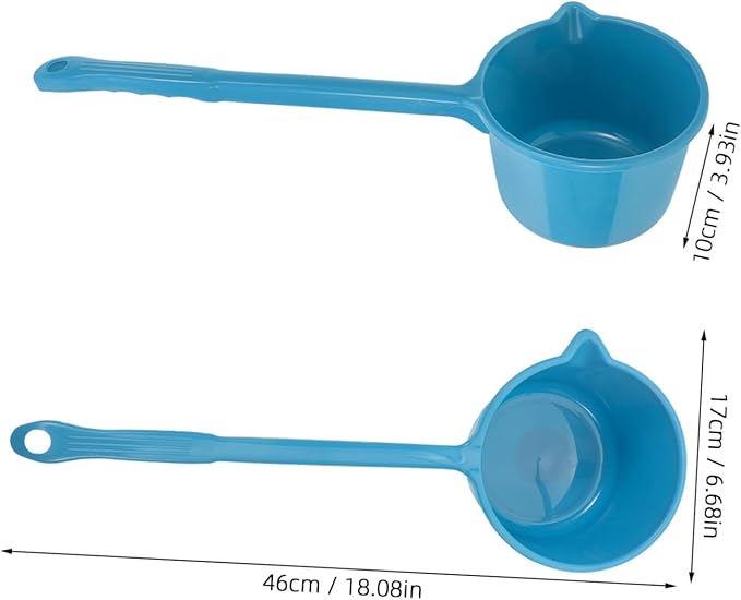 Scoop for Bathroom Kitchen 3pcs Water Ladle Handle Garden Watering Bailer Home Gadget for Cooking Gardening