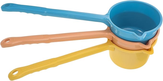 Scoop for Bathroom Kitchen 3pcs Water Ladle Handle Garden Watering Bailer Home Gadget for Cooking Gardening