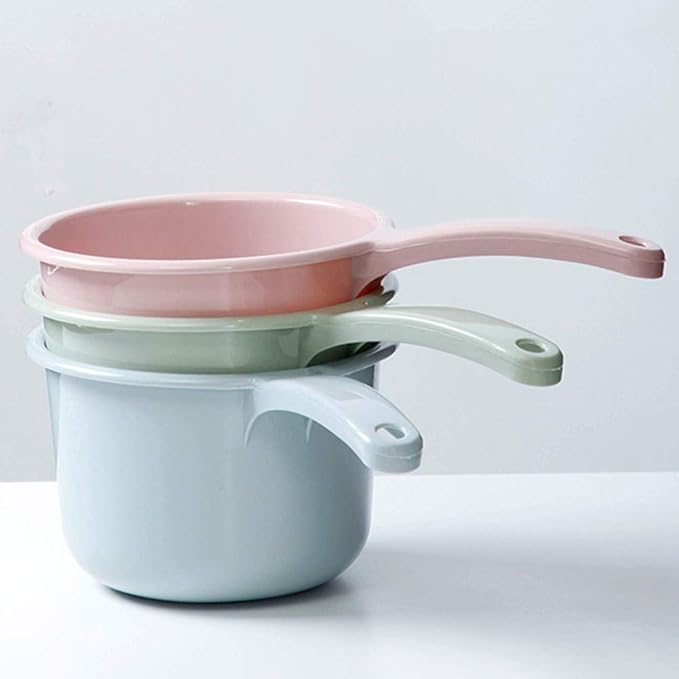 3Pcs Washing Spoons Plastic Thicken Bathing Kitchen Ladles Bathroom Hair Washing Water Scoop