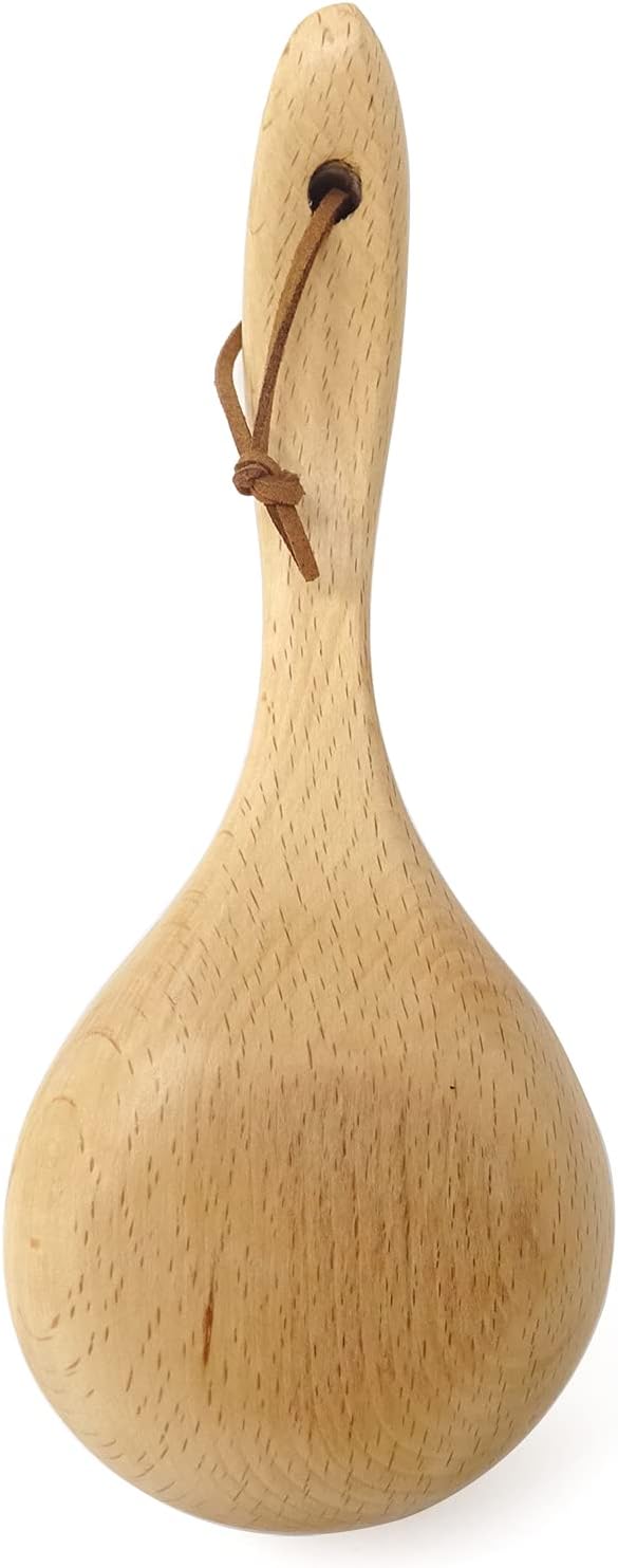 Large Capacity Wooden Ladle Sauna Water Scoop SPA Spoon Bath Salts Spoon Coffee Scoop