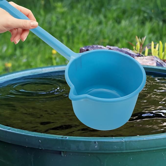 3pcs Long-handled Water Ladle for Kitchen Bathing Water Scoop Multipurpose Dipper for Gardening Home Use and Outdoor Activities