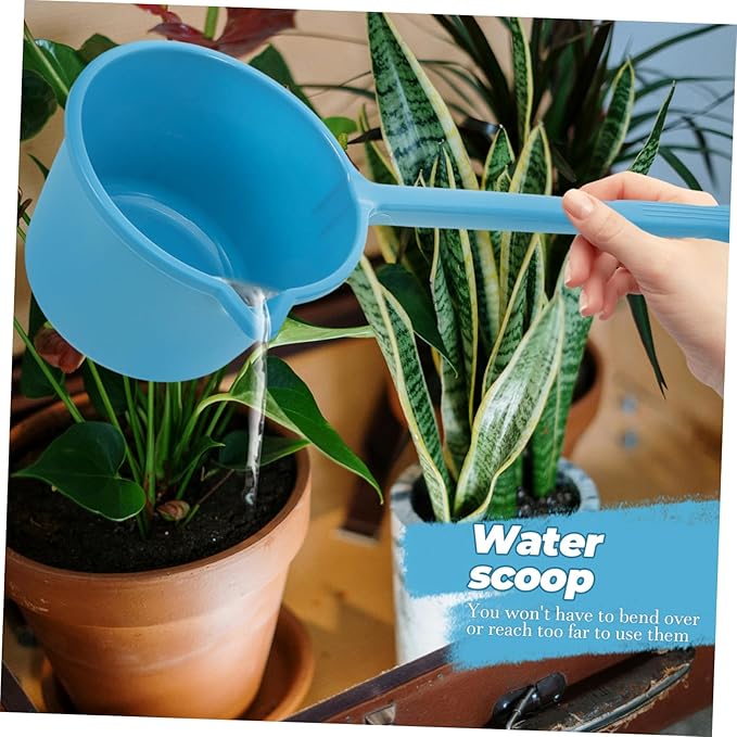 Scoop for Bathroom Kitchen 3pcs Water Ladle Handle Garden Watering Bailer Home Gadget for Cooking Gardening